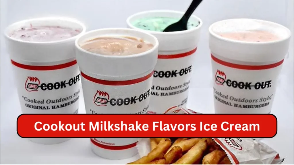 Cookout Milkshake Flavors Ice Cream