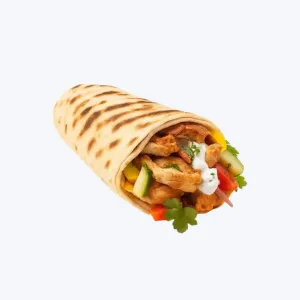 Spicy Cajun ranch wrap with seasoned chicken and bold flavor