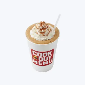 Cookout Cappuccino milkshake with espresso blend