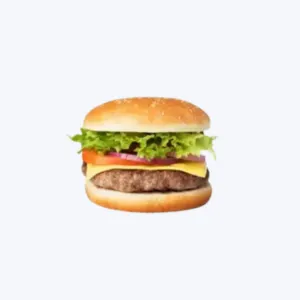 Cheddar style hamburger Cookout menu