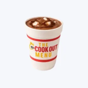 Cookout Cheerwine float with vanilla ice cream and cherry soda