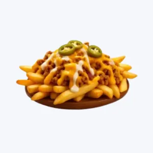CookOut chili fries beef chili ladled over a full order of fries