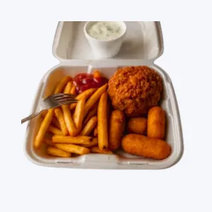 Cook Out prices menu BBQ plate with smoked meat, sides, and classic sauce