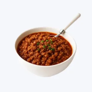 Cookout homemade chili burger topping